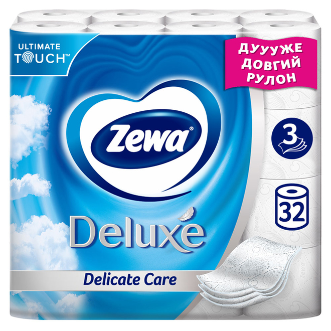 Zewa туал. бум. Deluxe LE Winter 32 шт