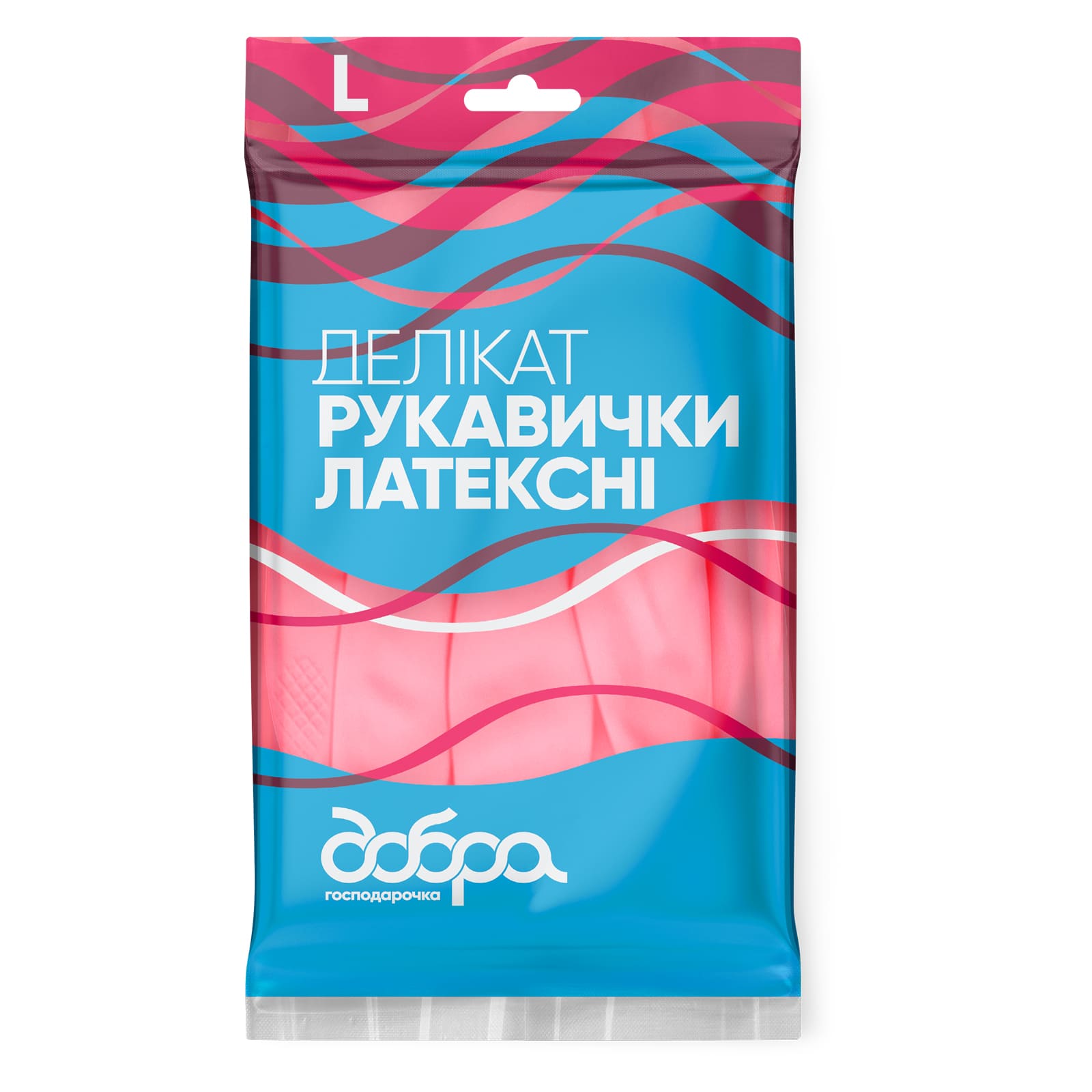 Латексні рукавички Делікат, розмір L