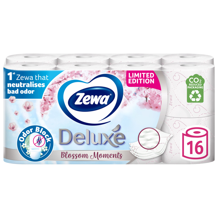 Zewa туал. бум. Deluxe Spring 3 сл. 16 шт.