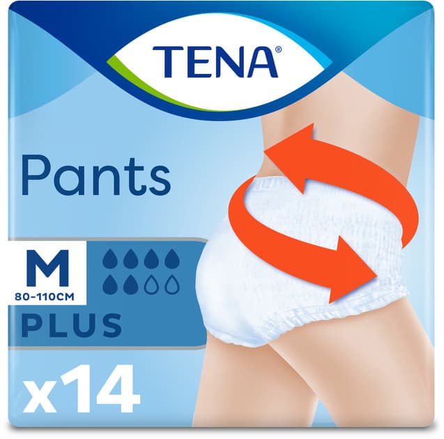 792500 Підгузники-труси TENA Pants Plus M, 14 шт, CODE