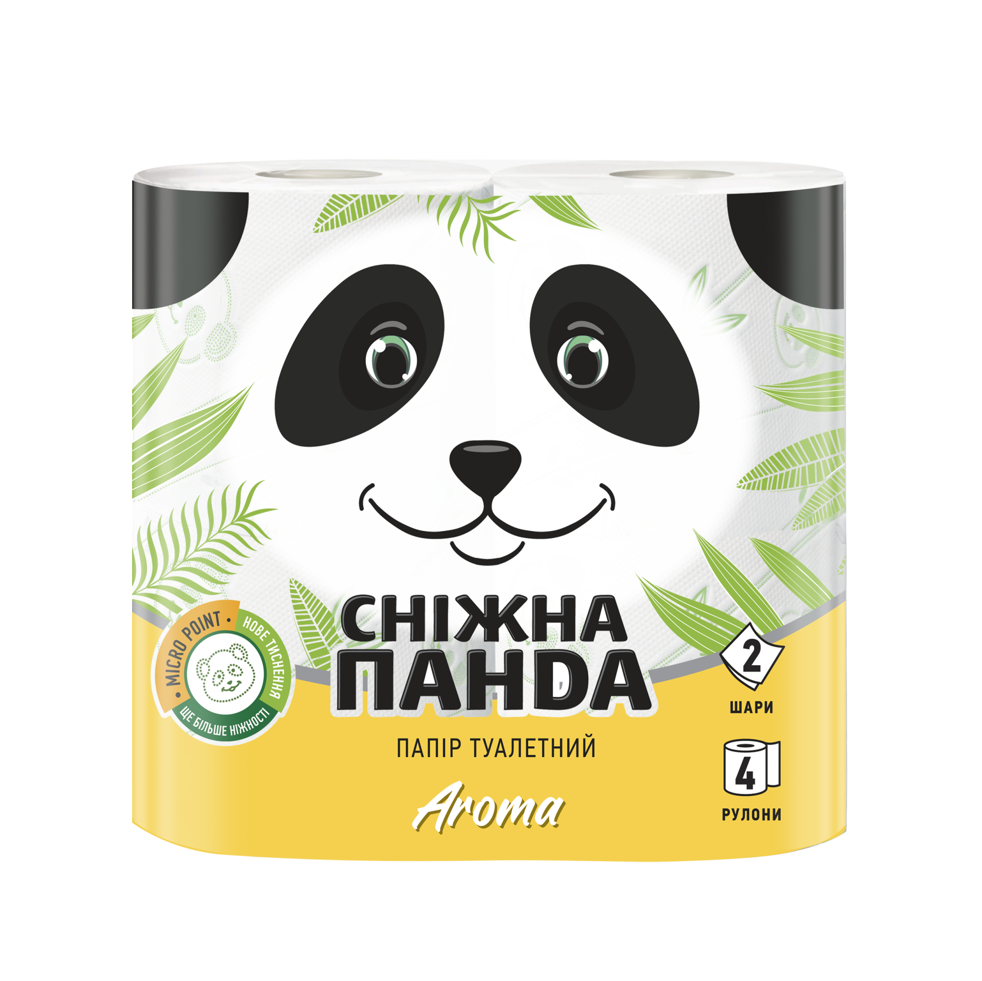 Сніжна панда туал папір Арома 2шари 4шт