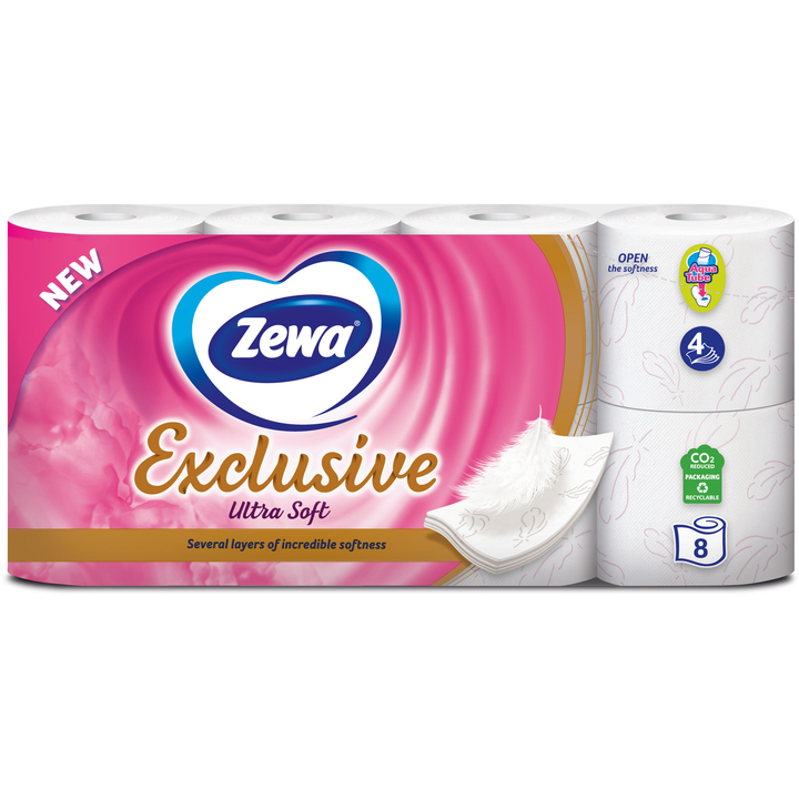Zewa туал. бум. Exclusive ultra soft 8 шт