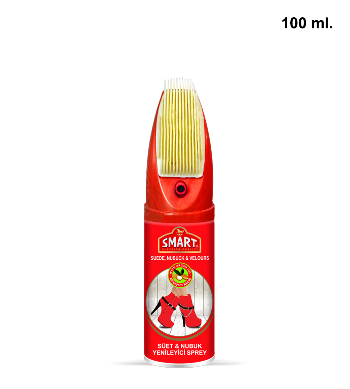 Smart крем-спрей замша та нубук для взуття міні, чорний 100 мл (48) SNS 100-300