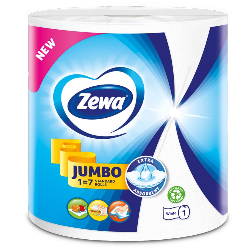 Zewa бум. пол. Jumbo, 1 рулон