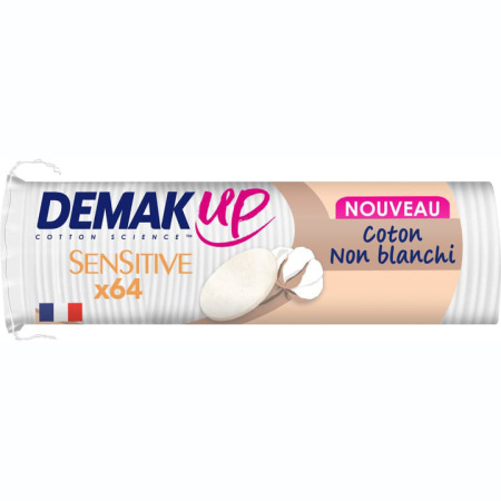DEMAKUP Ватні диски Cotton Sensitive Round 64 шт