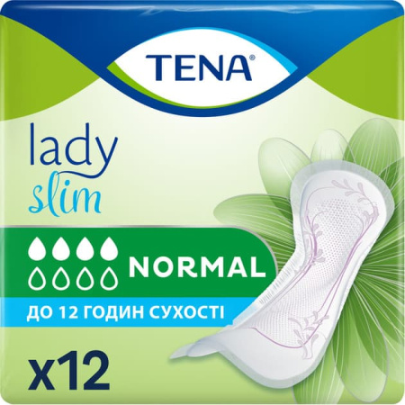 760491-00 Прокладки урологічні жіночі Tena Lady Slim Normal 12шт 7%