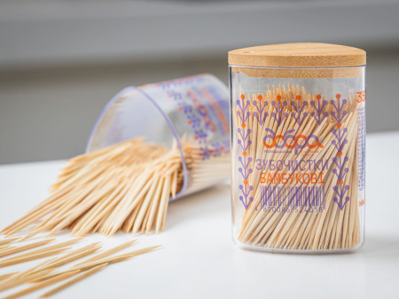 Зубочистки бамбукові ТМ Добра господарочка, 350 шт