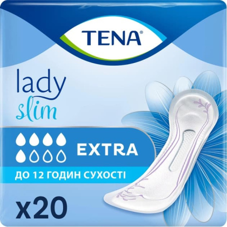 760758 Прокладки урологічні жіночі Tena Lady Slim Extra 20шт