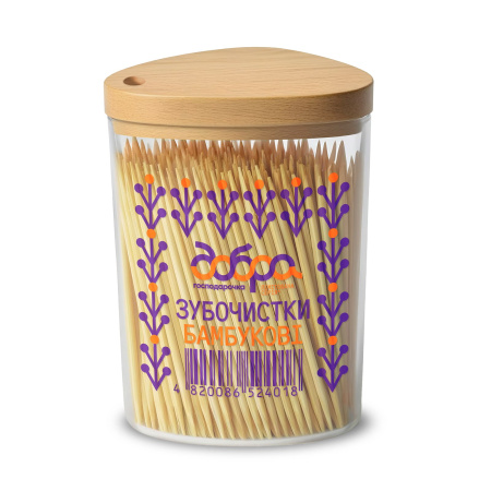 Зубочистки бамбукові ТМ Добра господарочка, 350 шт