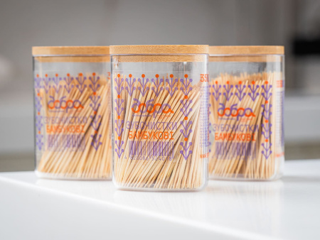 Зубочистки бамбукові ТМ Добра господарочка, 350 шт