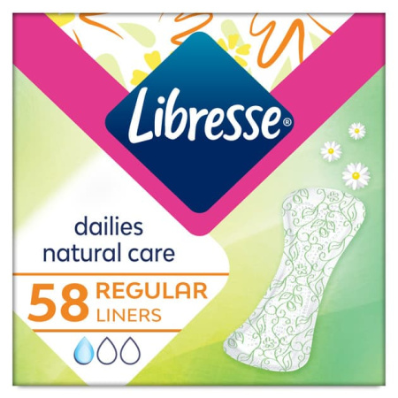 10820 Пр-дки щоденні Libresse Natural Care Normal 58шт 9884