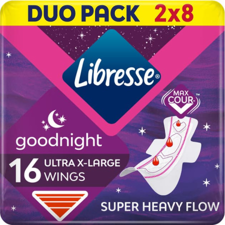 5684 Libresse Ultra Goodnight extra wing 16 шт