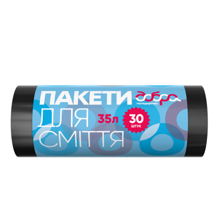 ДГ Пакети д/сміття 35 л / 30 шт. HDPE