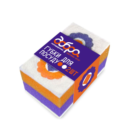 Губки для посуду ТМ Добра господарочка, 2 шт