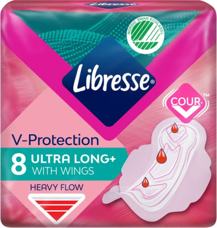 5256-05 Libresse Ultra Thin 8шт Long Wings