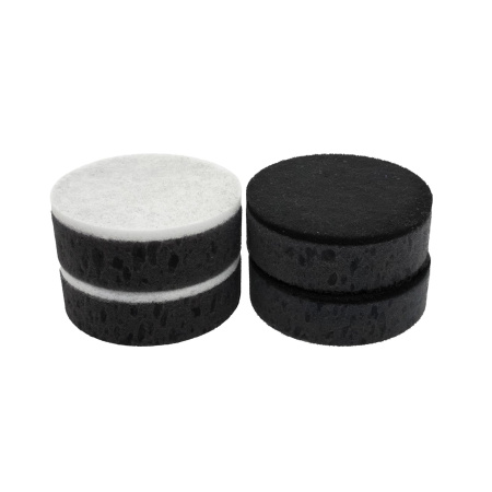 Кухонні губки Добра господарочка Black&White LUNA, 88х30 мм, 4 шт