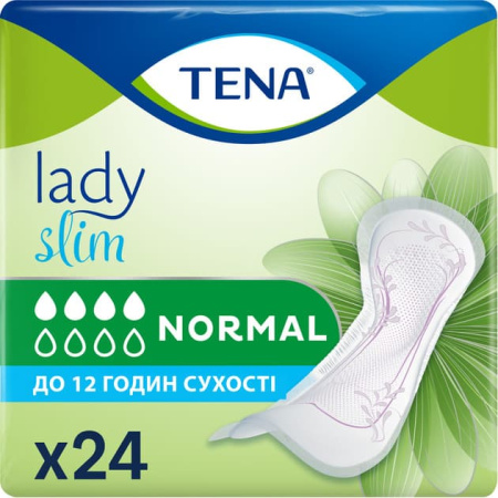 760492-00 Прокладки урологічні жіночі Tena Lady Slim Normal 24 шт 7%