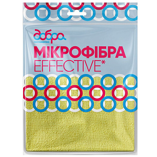 Серветка з мікрофібри Effective, 30х30 см, 1 шт