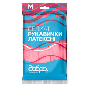 Латексні рукавички Делікат, розмір M